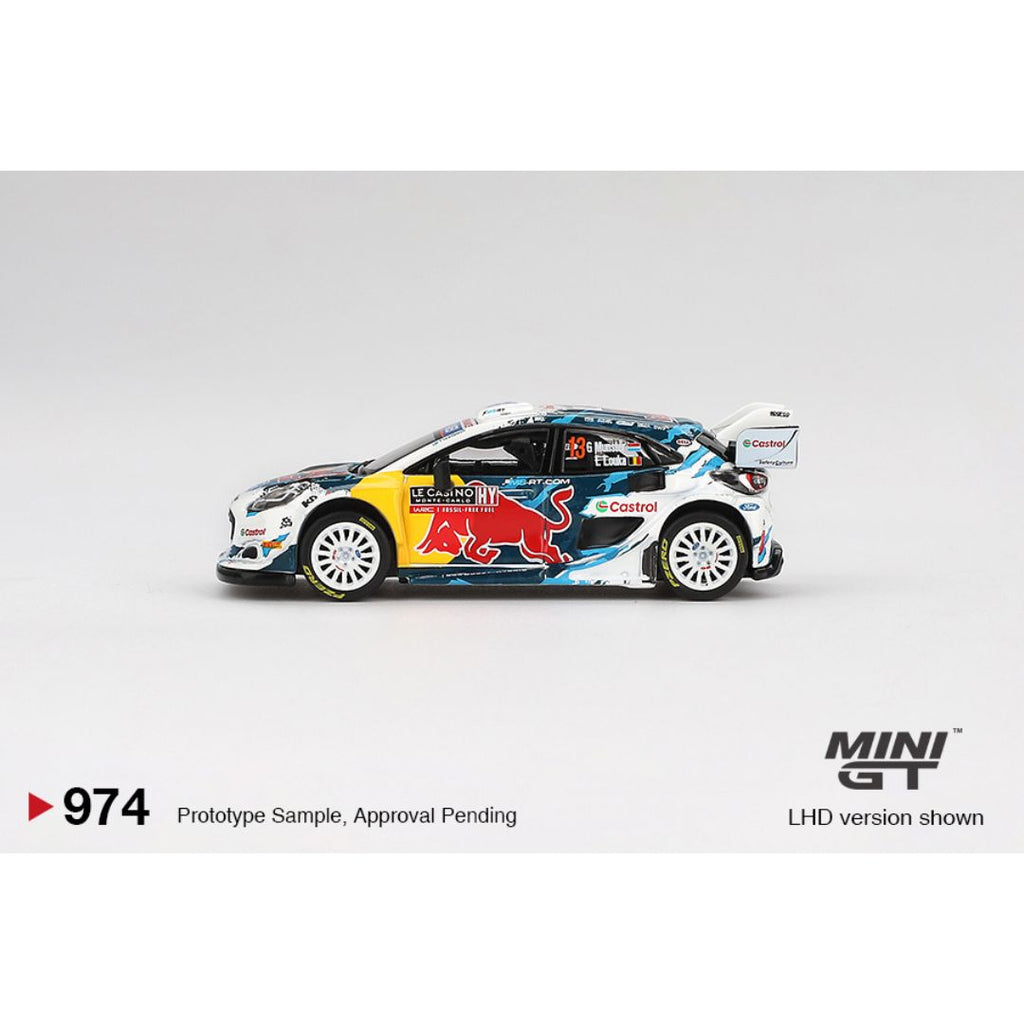 Mini GT Ford Puma Rally1 #13 M-Sport Ford WRT 2024 Rally Monte Carlo - 974