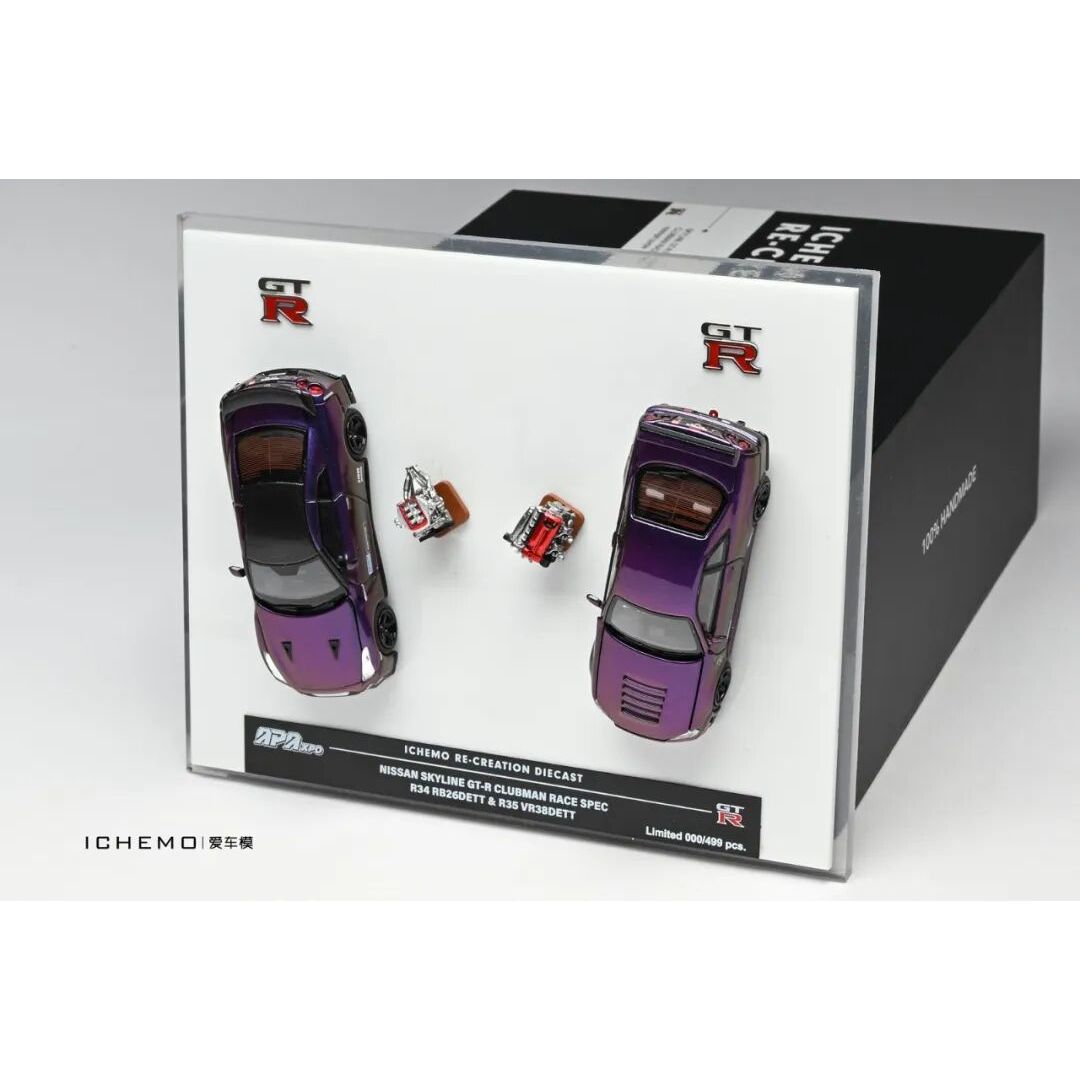 *PRE-ORDER* Ichemo Set GTR R34 / GTR R35 CRS Midnight Purple | 2025 Auto Passion Alliance (APA)