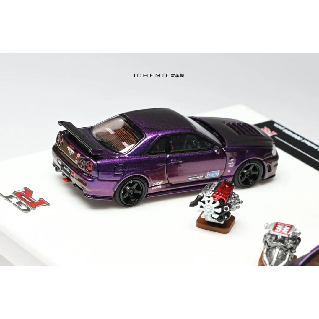 *PRE-ORDER* Ichemo Set GTR R34 / GTR R35 CRS Midnight Purple | 2025 Auto Passion Alliance (APA)