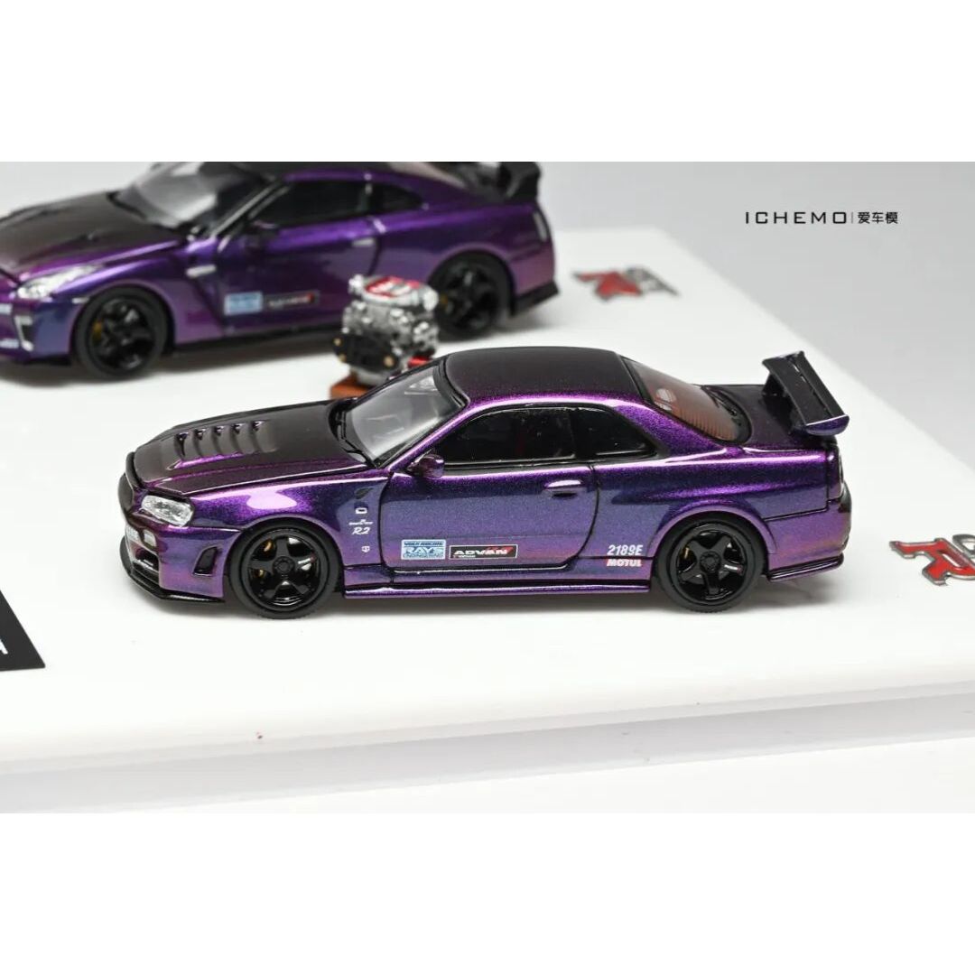 *PRE-ORDER* Ichemo Set GTR R34 / GTR R35 CRS Midnight Purple | 2025 Auto Passion Alliance (APA)
