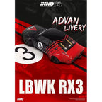 Inno 64 LBWK Mazda RX3 Savanna Advan Livery