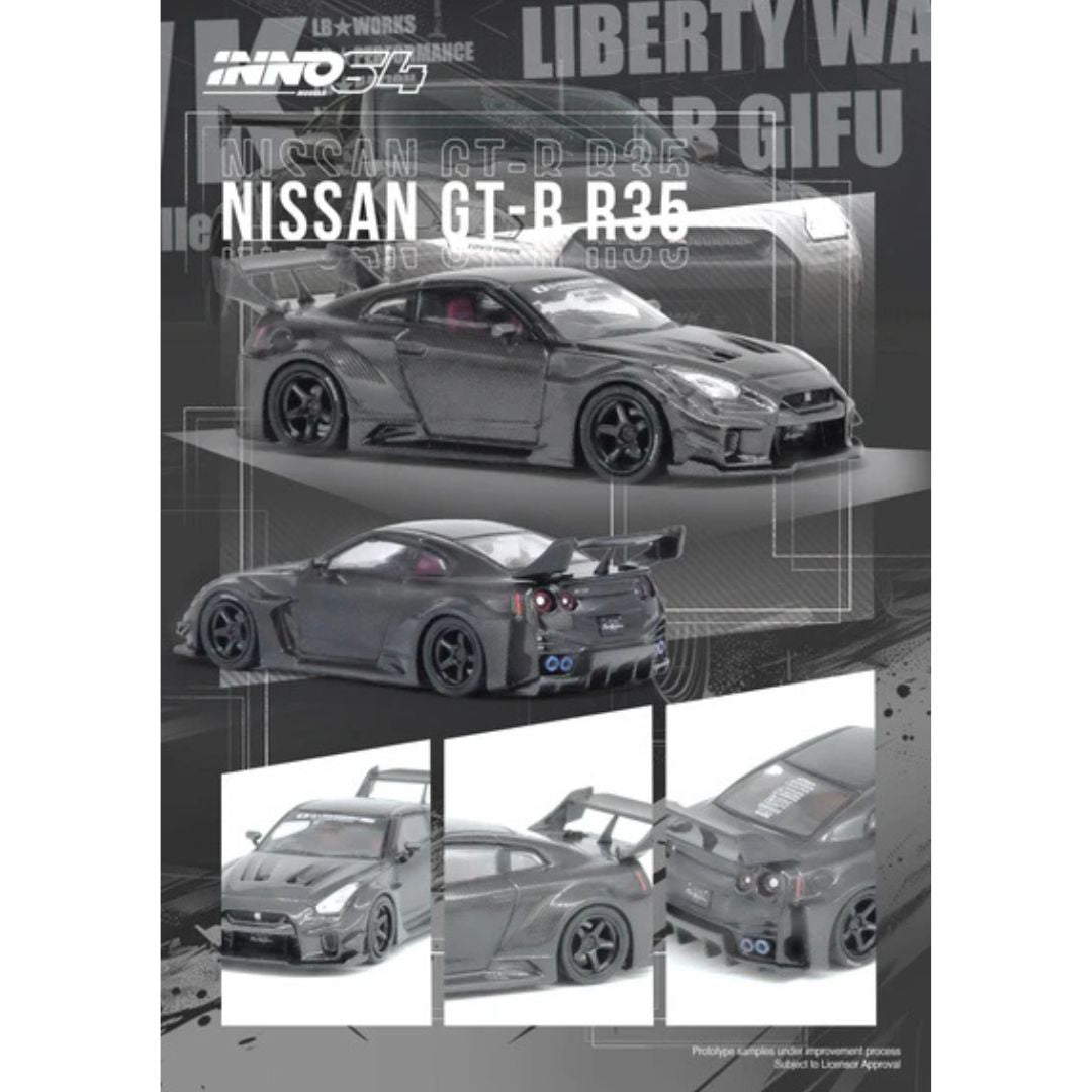 Inno 64 Nissan GT-R (R35) LBWK LB Super Silhouette 35GT-RR Full Carbon