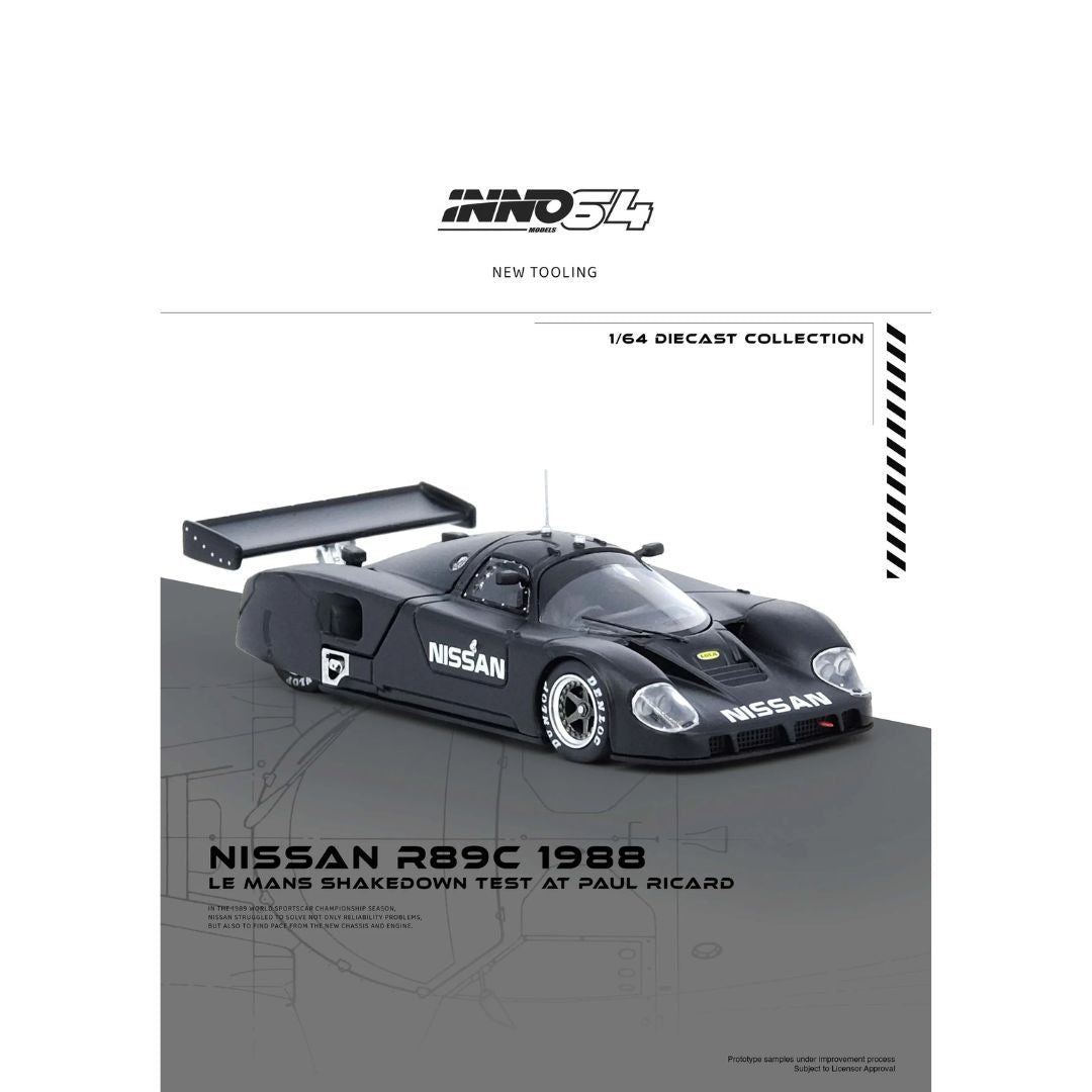 Inno 64 Nissan R89C Le Mans Shakedown Test at Paul Ricard 1988