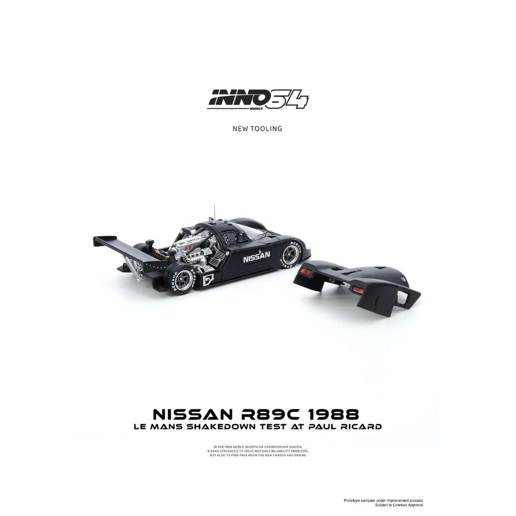 Inno 64 Nissan R89C Le Mans Shakedown Test at Paul Ricard 1988