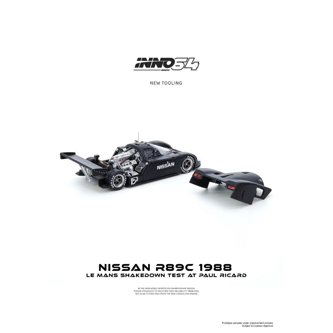 Inno 64 Nissan R89C Le Mans Shakedown Test at Paul Ricard 1988