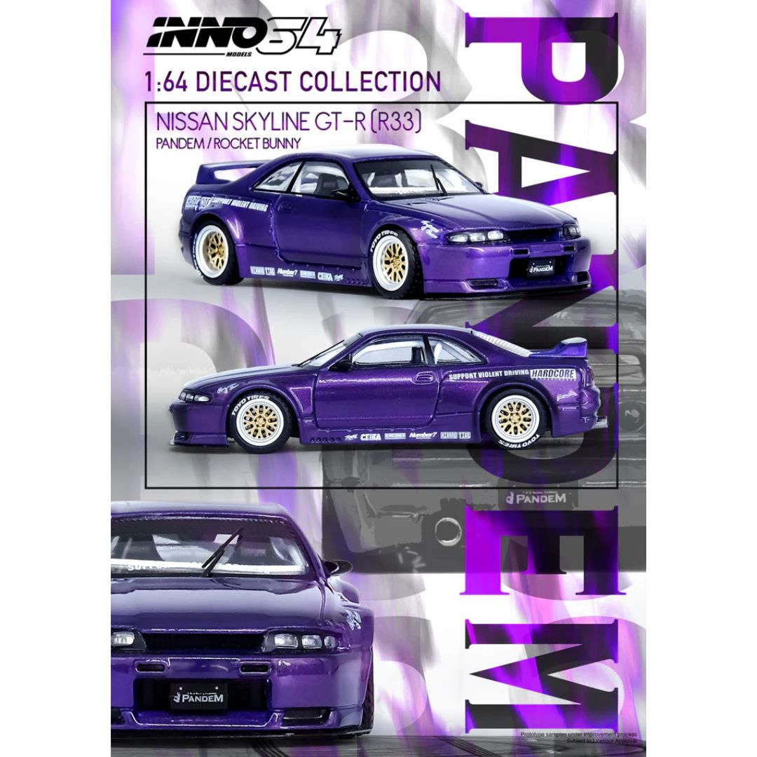 Inno 64 Nissan Skyline GT-R (R33) Pandem / Rocket Bunny
