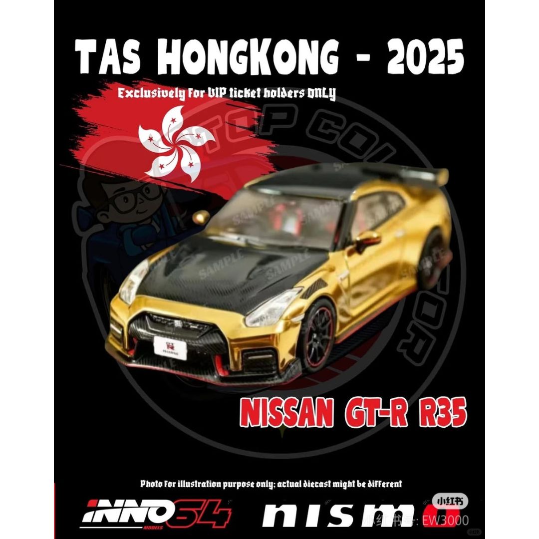 *PRE-ORDER* Inno64 Nissan GT-R R35 VIP Ticket | 2025 Hong Kong Tokyo Auto Salon