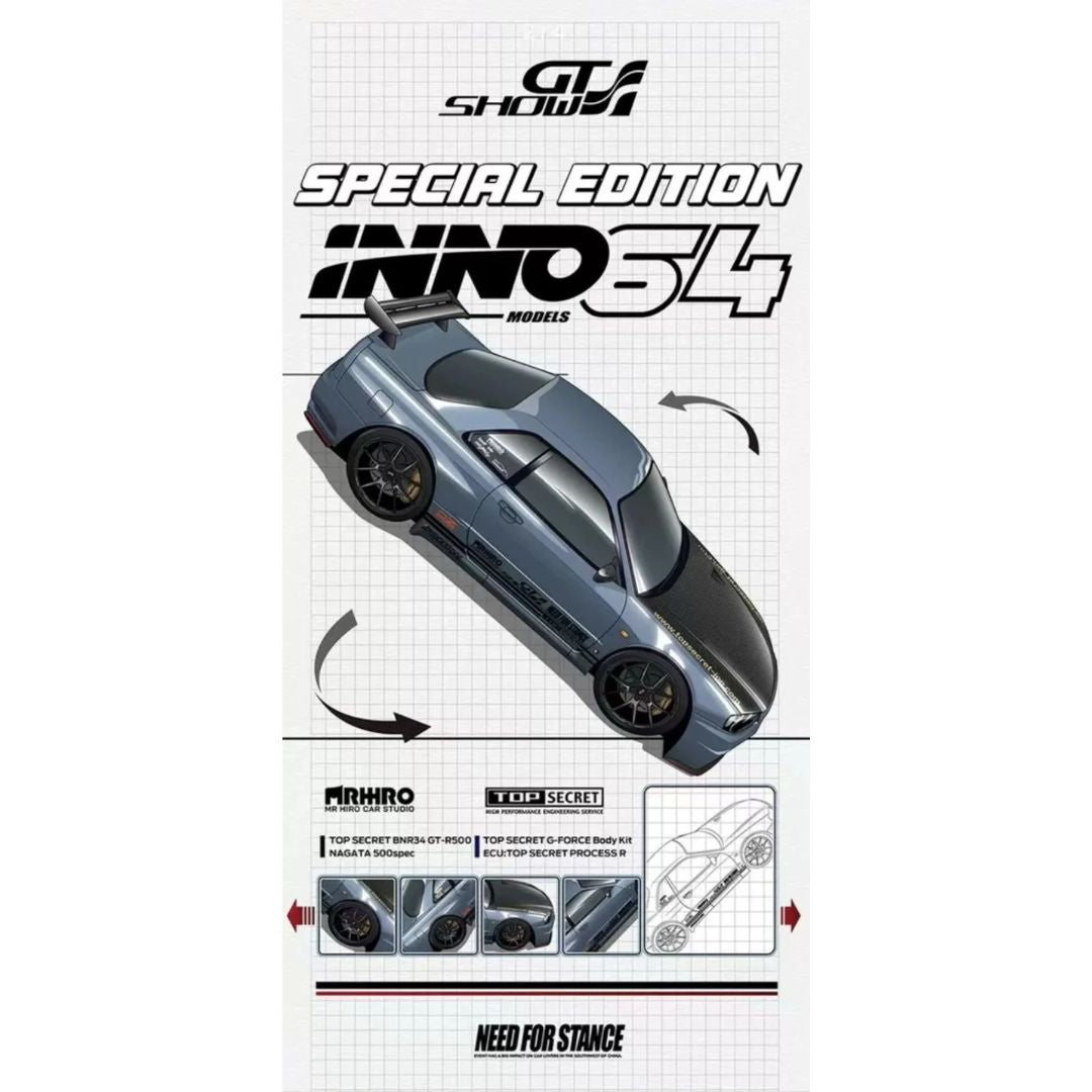 Inno 64 Nissan Skyline GT-R (R34) "Top Secret" GTSHOW 2025