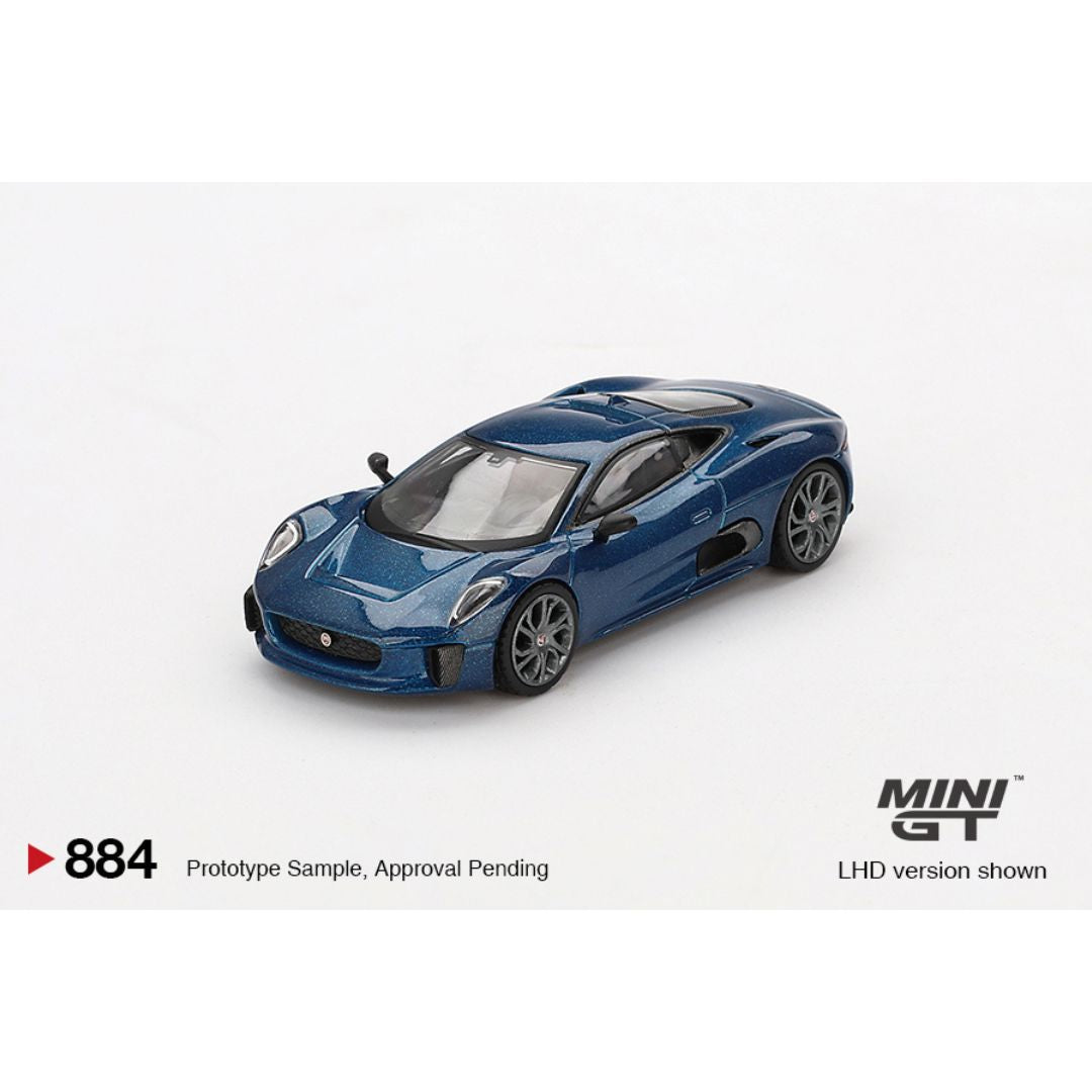 Mini GT Jaguar C-X75 Blue - 884