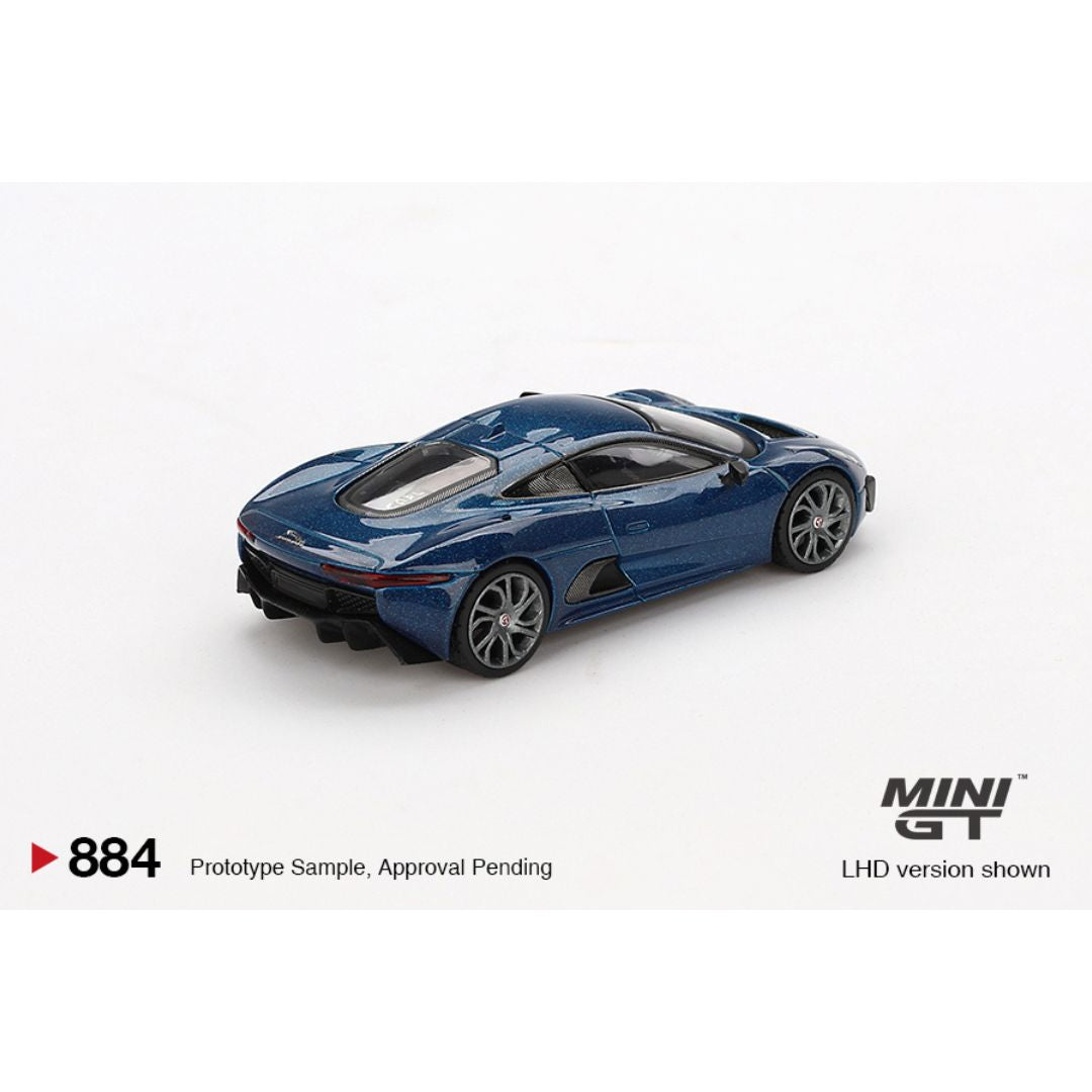 Mini GT Jaguar C-X75 Blue - 884