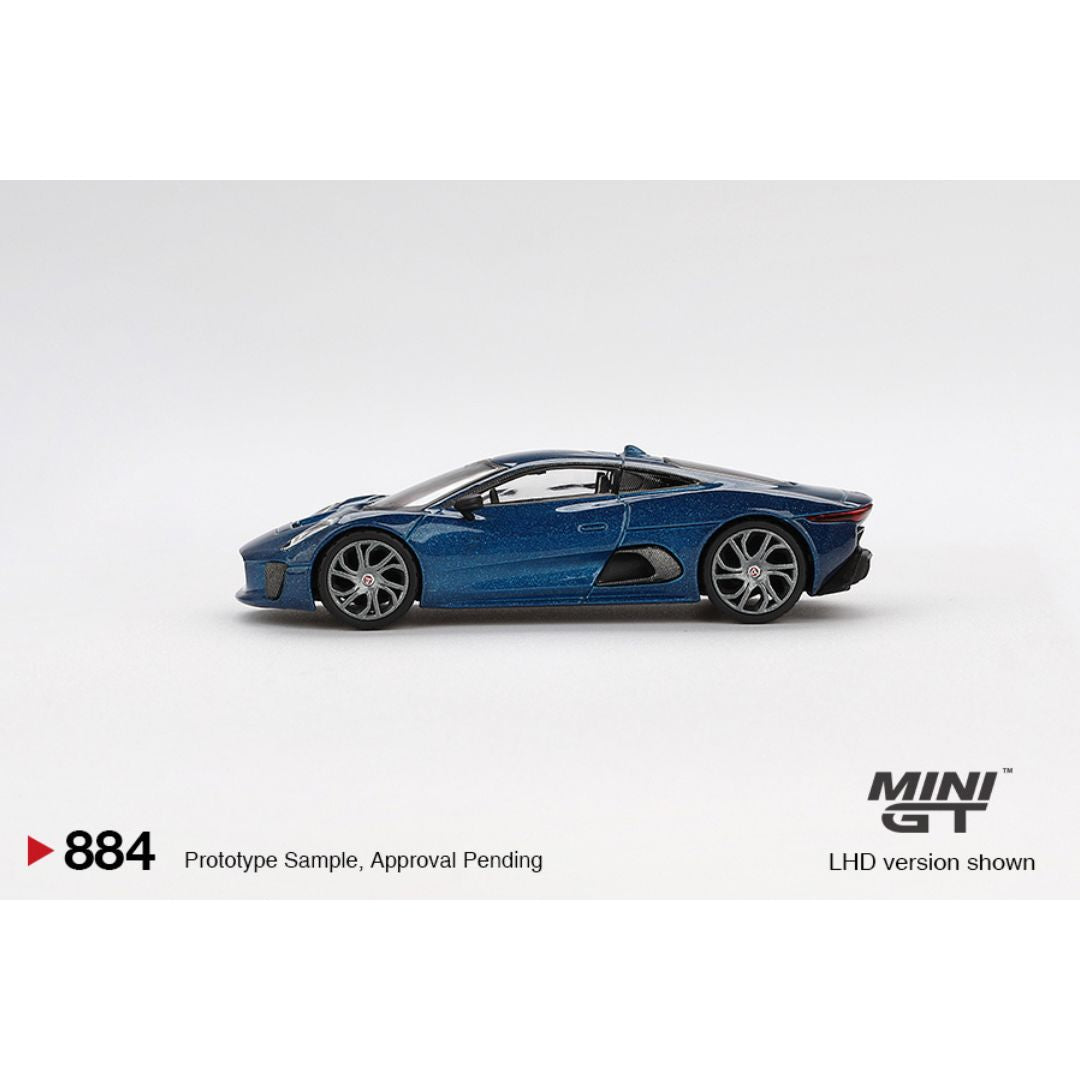 Mini GT Jaguar C-X75 Blue - 884