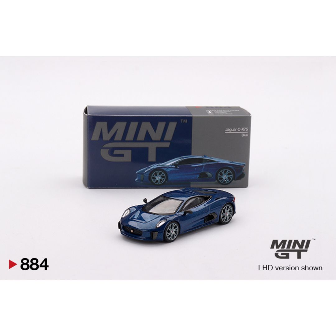 Mini GT Jaguar C-X75 Blue - 884