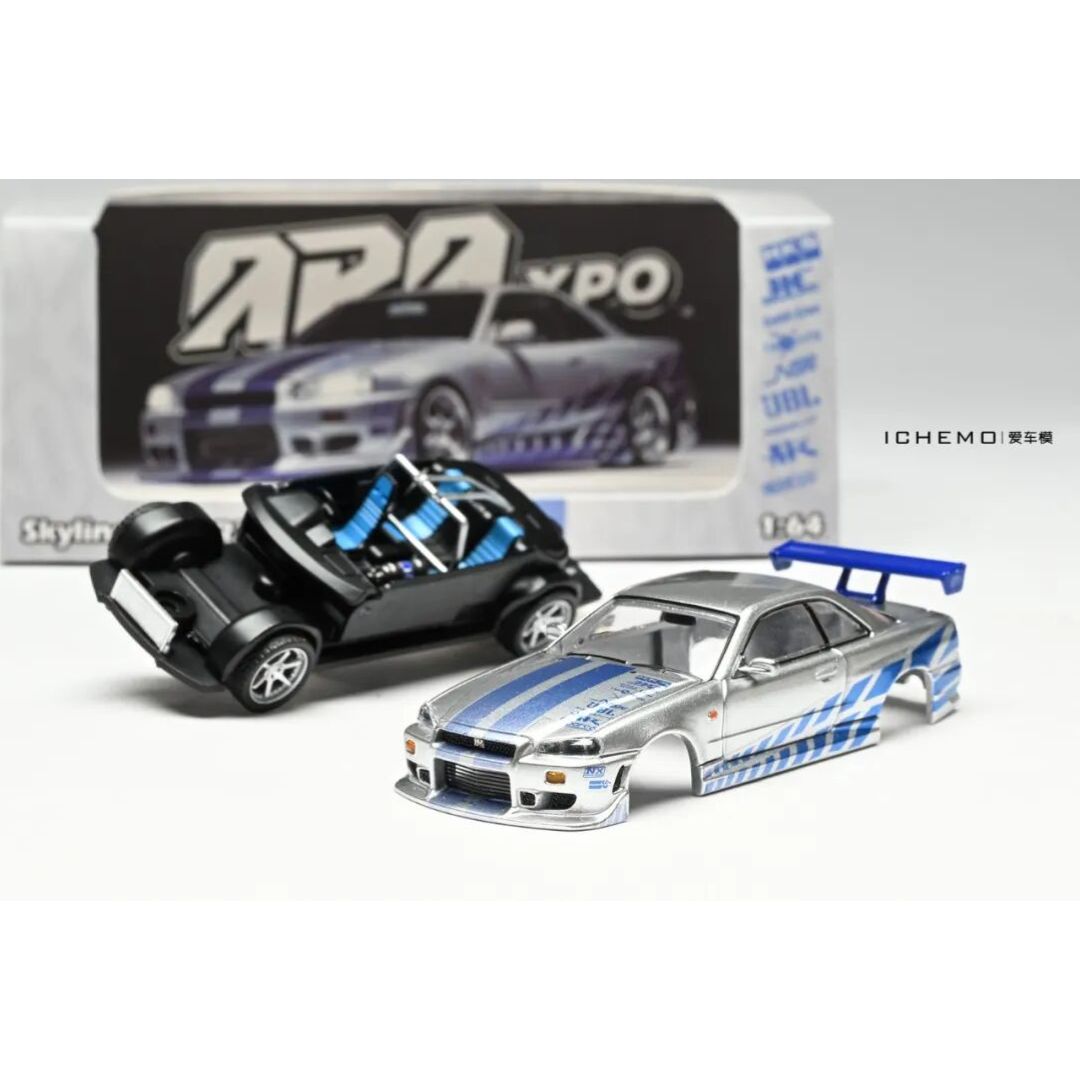 *PRE-ORDER* KOD x GFCC Nissan Skyline GT-R R34 2 Fast 2 Furious | 2025 Auto Passion Alliance (APA)