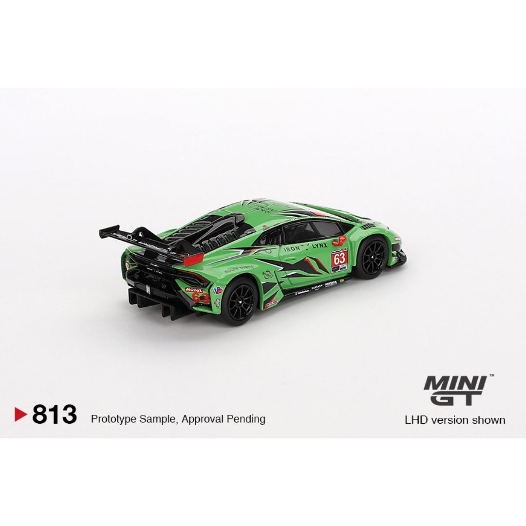 Mini GT Lamborghini Huracán GT3 EVO2 #63 Iron Lynx Daytona 24 Hrs - 813