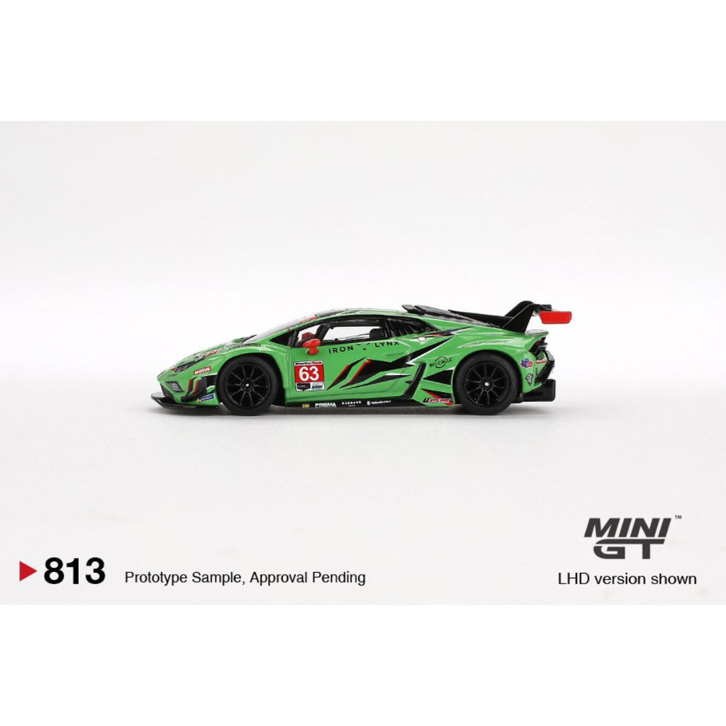 Mini GT Lamborghini Huracán GT3 EVO2 #63 Iron Lynx Daytona 24 Hrs - 813