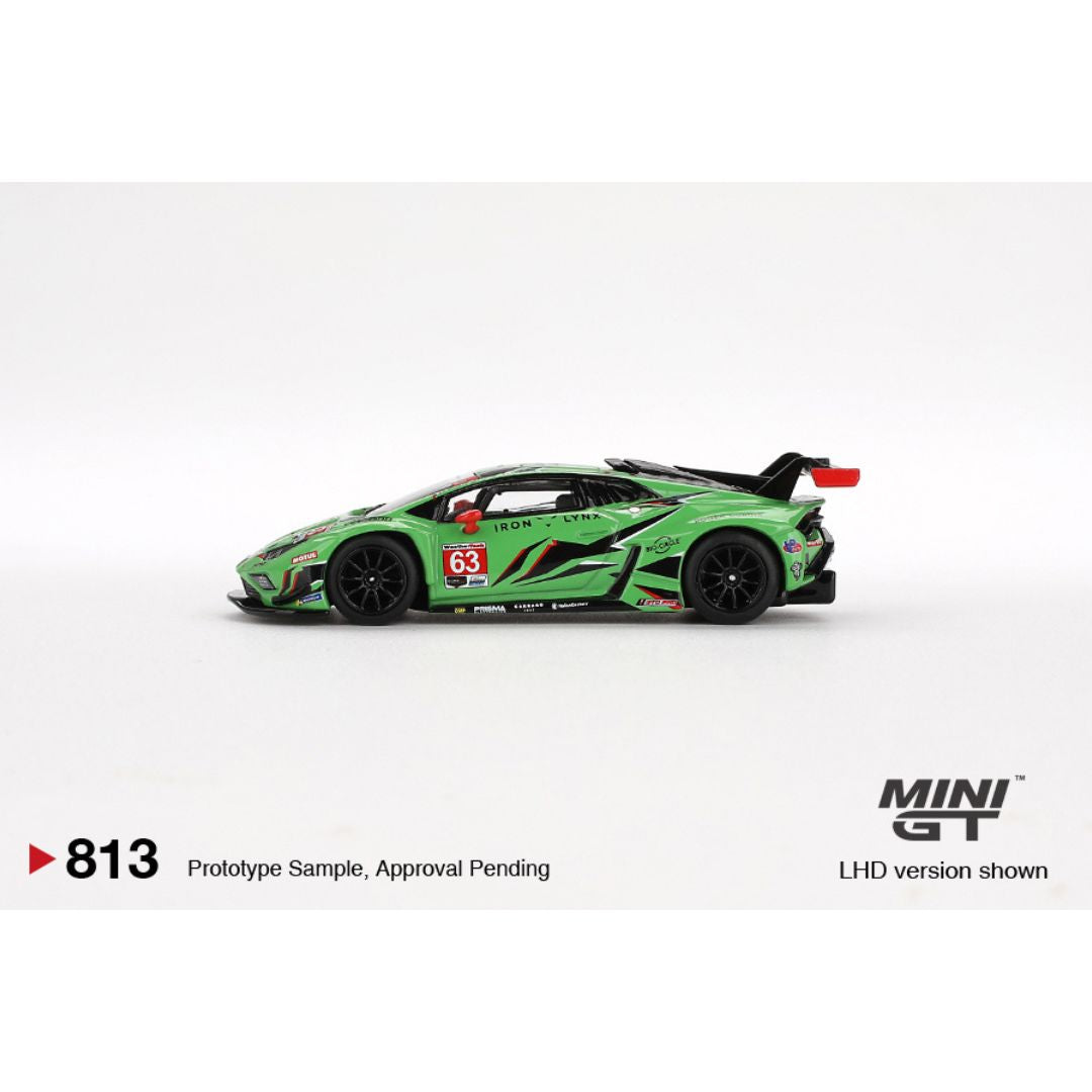 Mini GT Lamborghini Huracán GT3 EVO2 #63 Iron Lynx Daytona 24 Hrs - 813