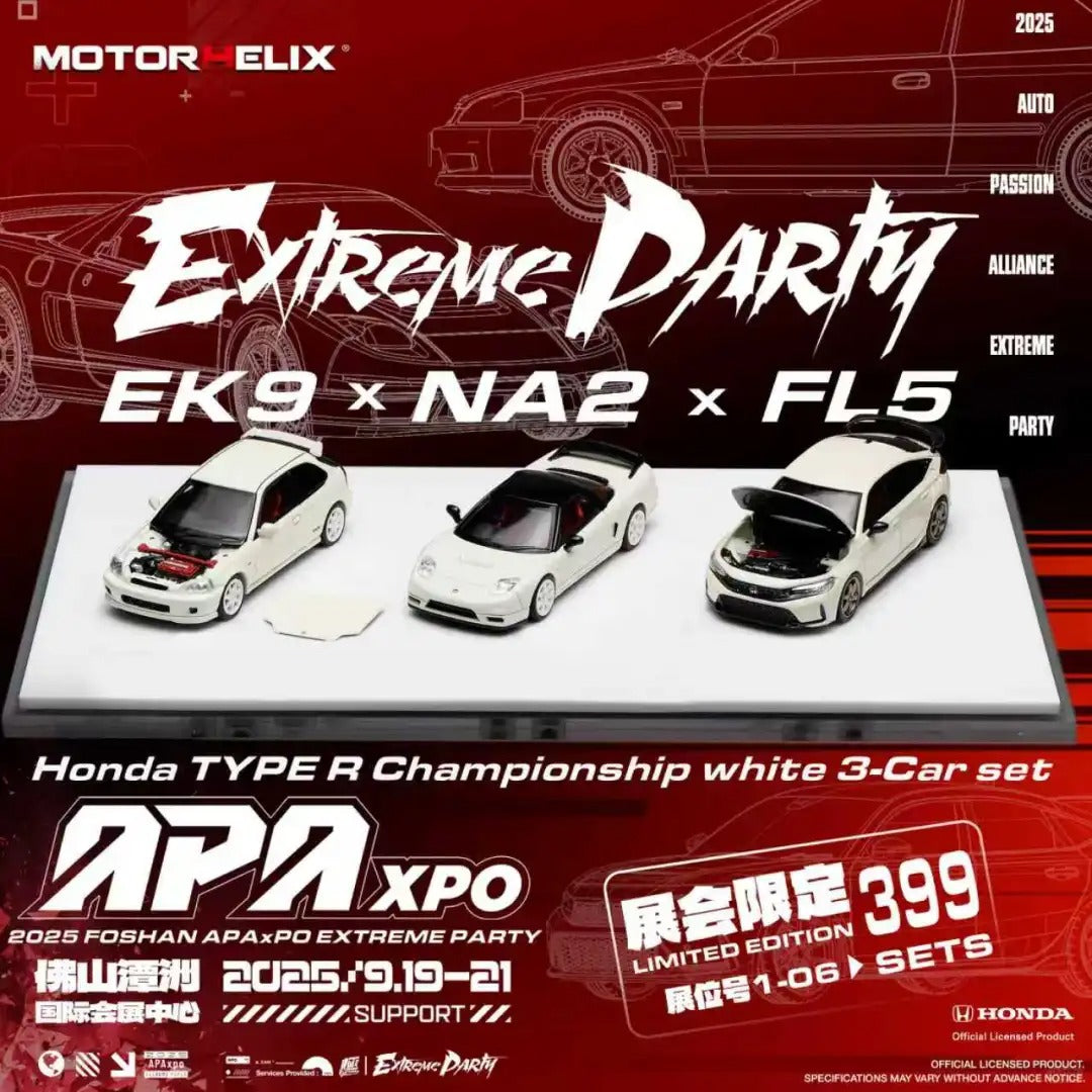 *PRE-ORDER* MotorHelix Set Honda TYPE R Championship White | 2025 Auto Passion Alliance (APA)