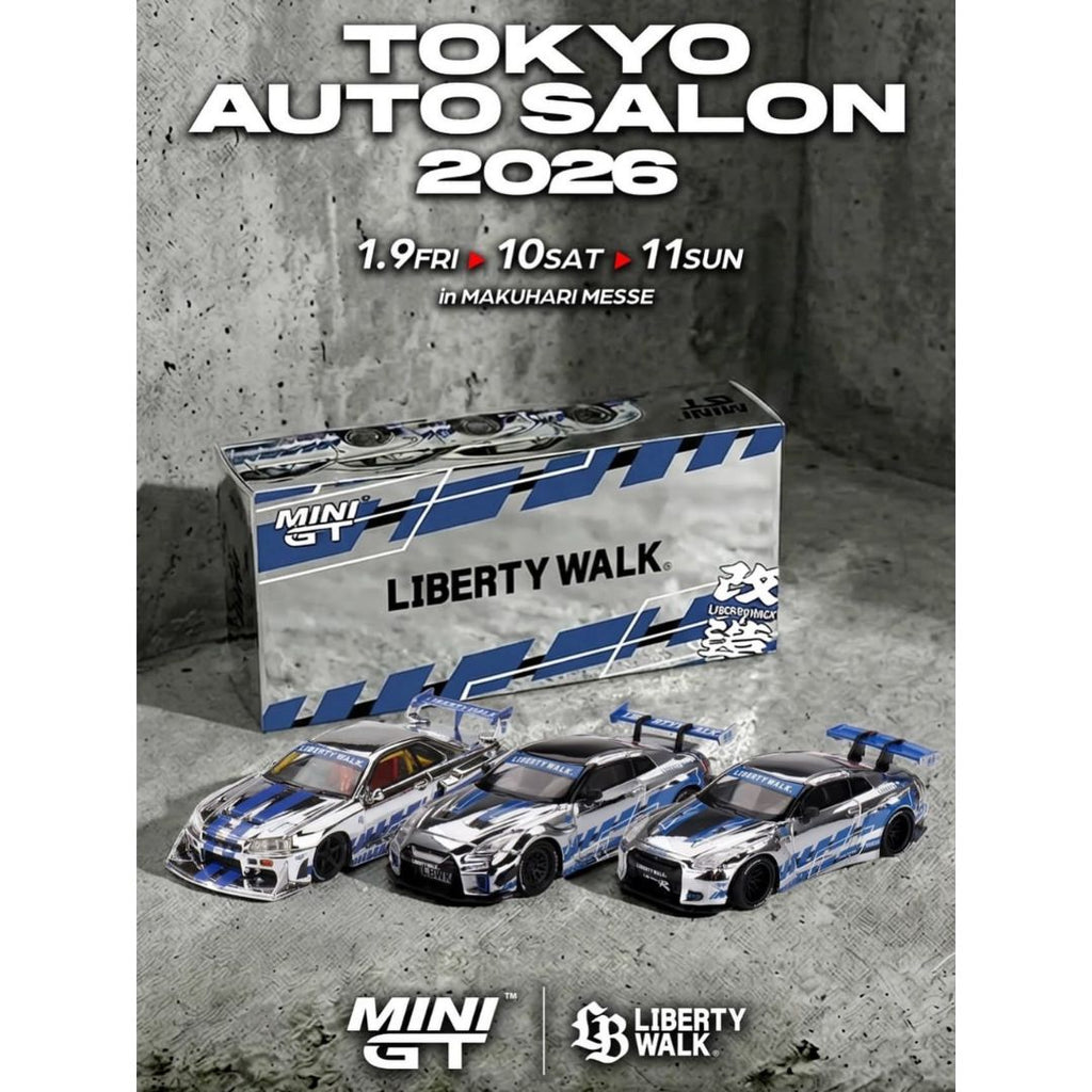 *PRE-ORDER* Mini GT Project FF-R Collection 3 car Set | 2026 Tokyo Auto Salon