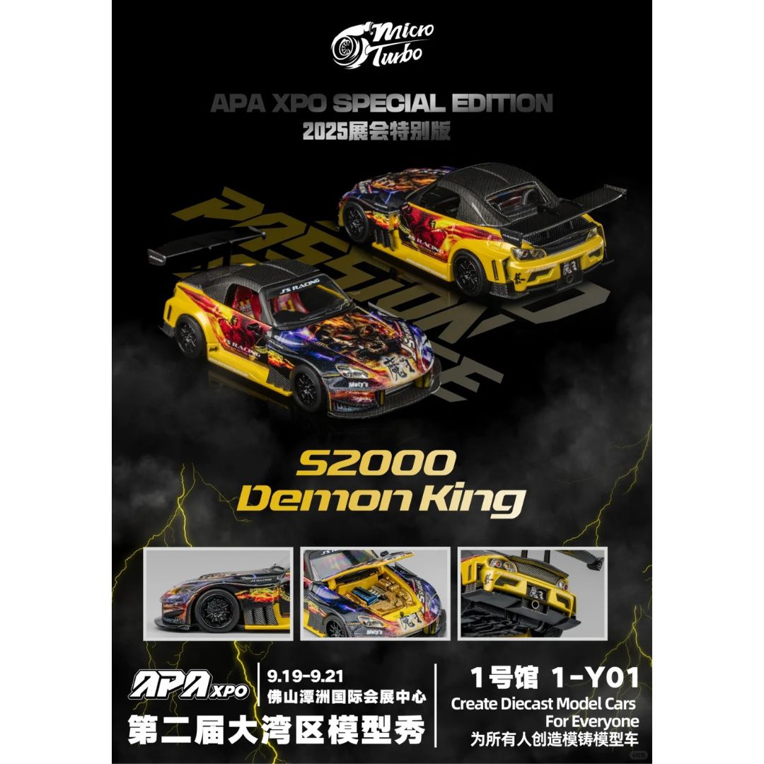 *PRE-ORDER* Micro Turbo Honda S2000 JS Racing Demon King | 2025 Auto Passion Alliance (APA)