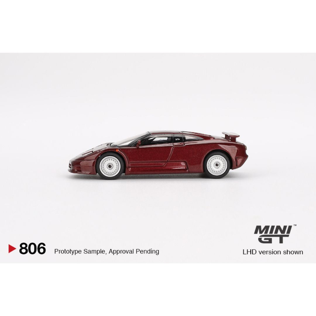 Mini GT Bugatti EB110 GT Dark Red Metallic 1995 - 806