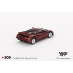 Mini GT Bugatti EB110 GT Dark Red Metallic 1995 - 806