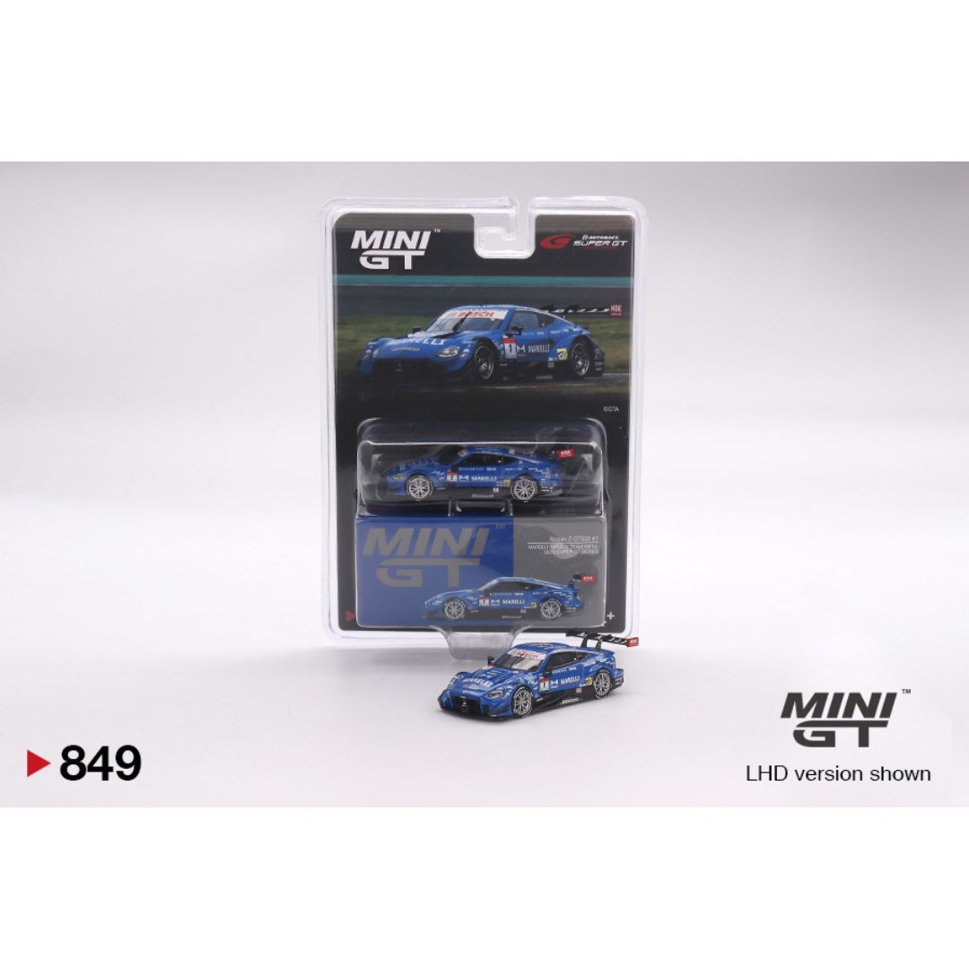 Mini GT Nissan Z GT500 #1 MARELLI IMPUL Z TEAM IMPUL 2023 SUPER GT SERIES – 849