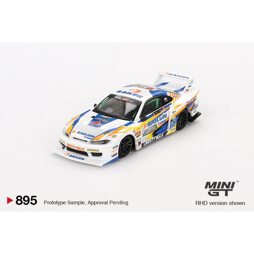 Mini GT LB-Super Silhouette Nissan S15 Silvia #555 - 895