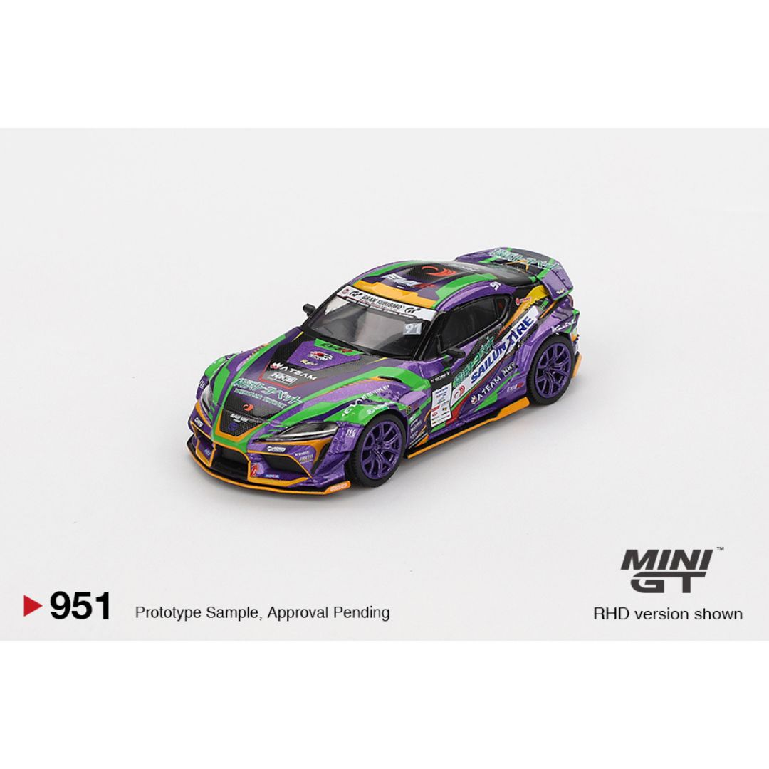 Mini GT Toyota GR Supra KUHL 2021 D1GP EVANGELION RACING - 951