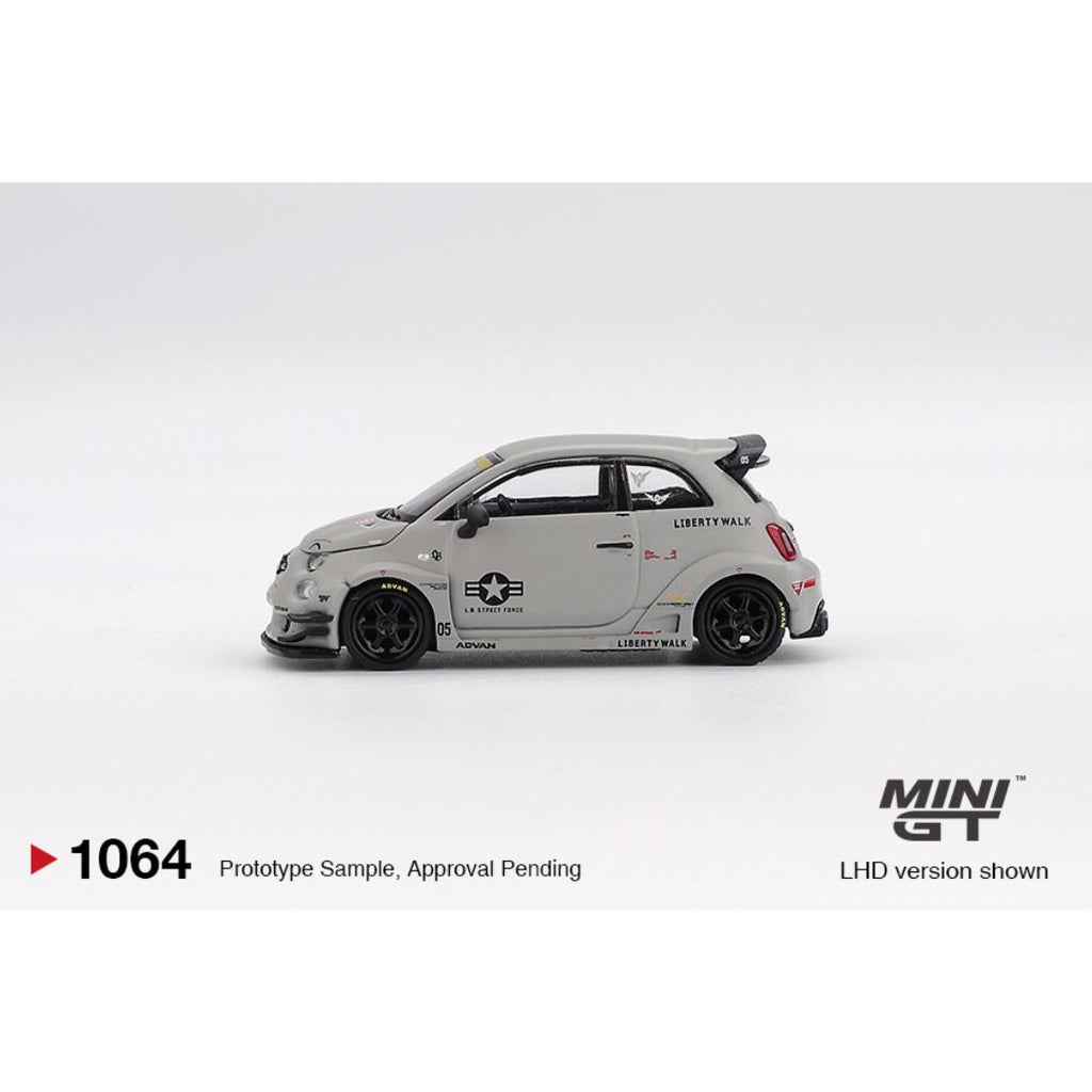 Mini GT Abarth 595 LB-WORKS x Abas Works Fighters - 1064