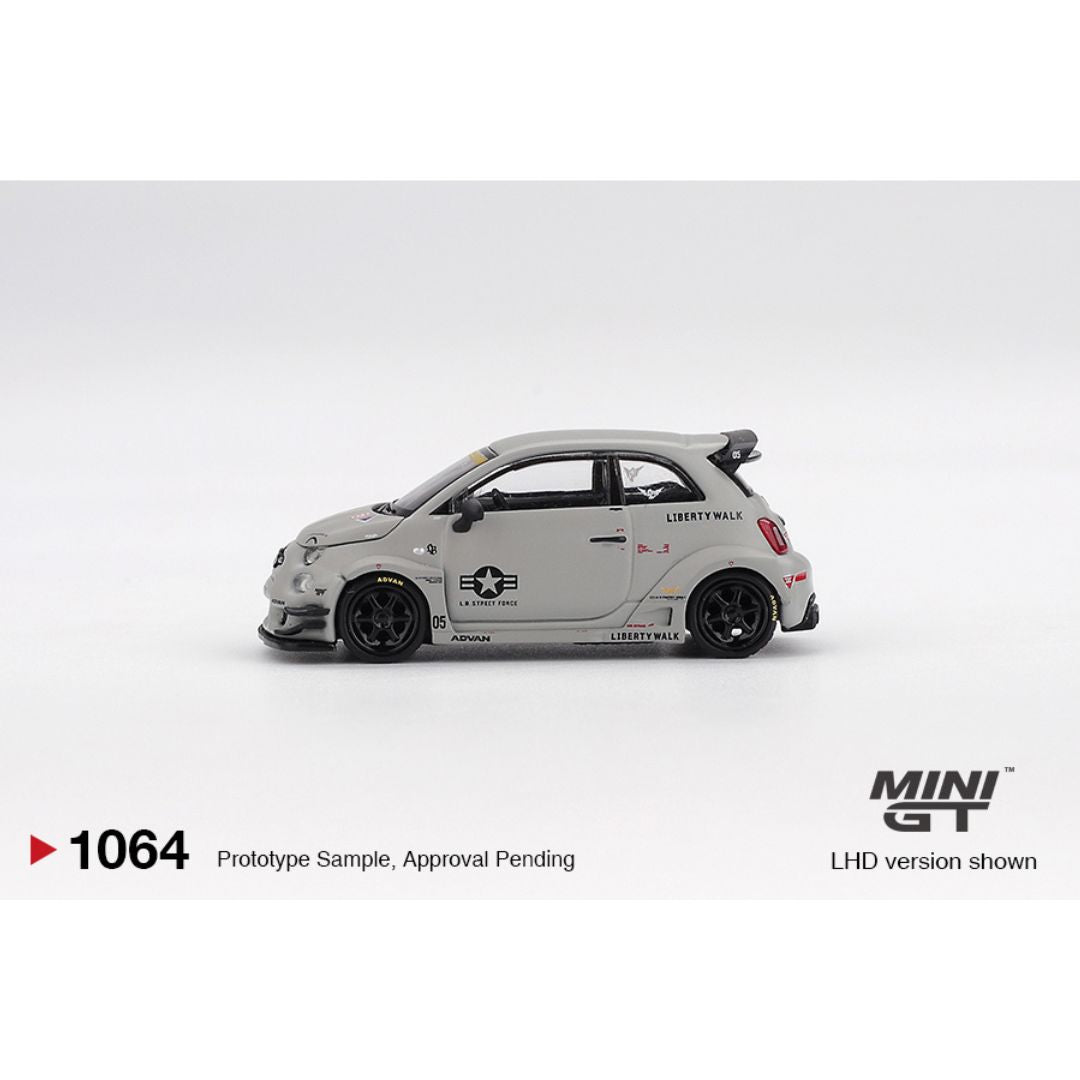 Mini GT Abarth 595 LB-WORKS x Abas Works Fighters - 1064