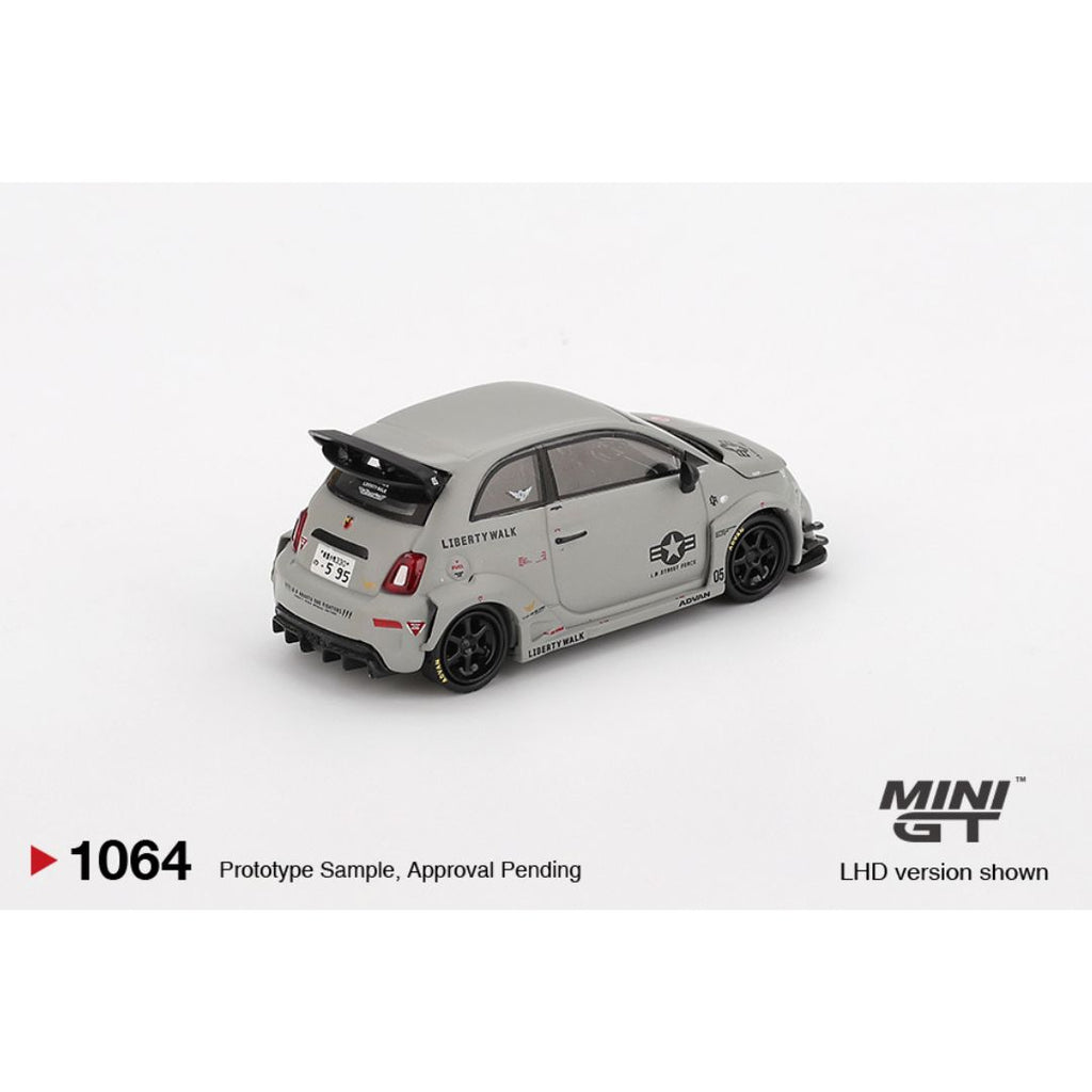 Mini GT Abarth 595 LB-WORKS x Abas Works Fighters - 1064