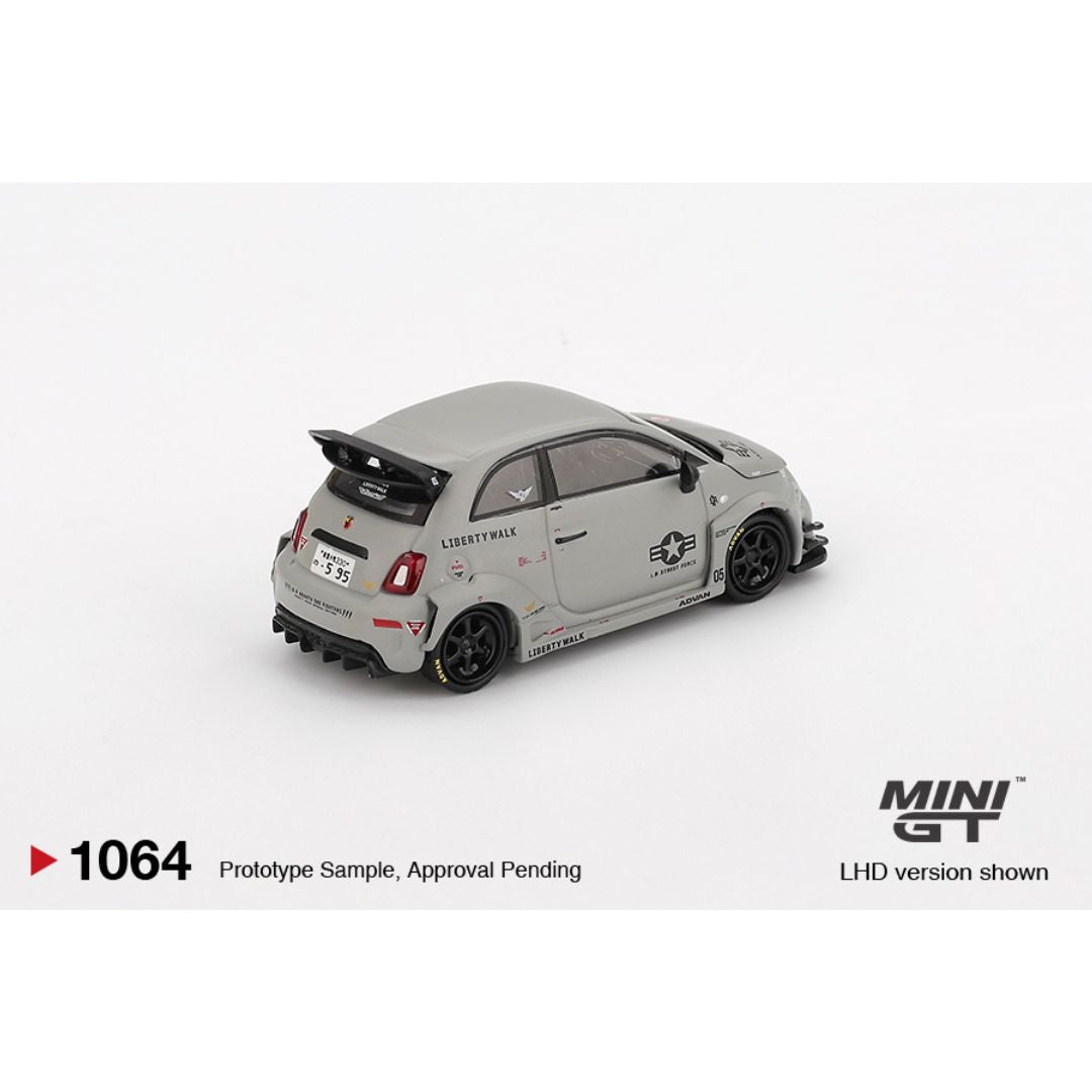 Mini GT Abarth 595 LB-WORKS x Abas Works Fighters - 1064
