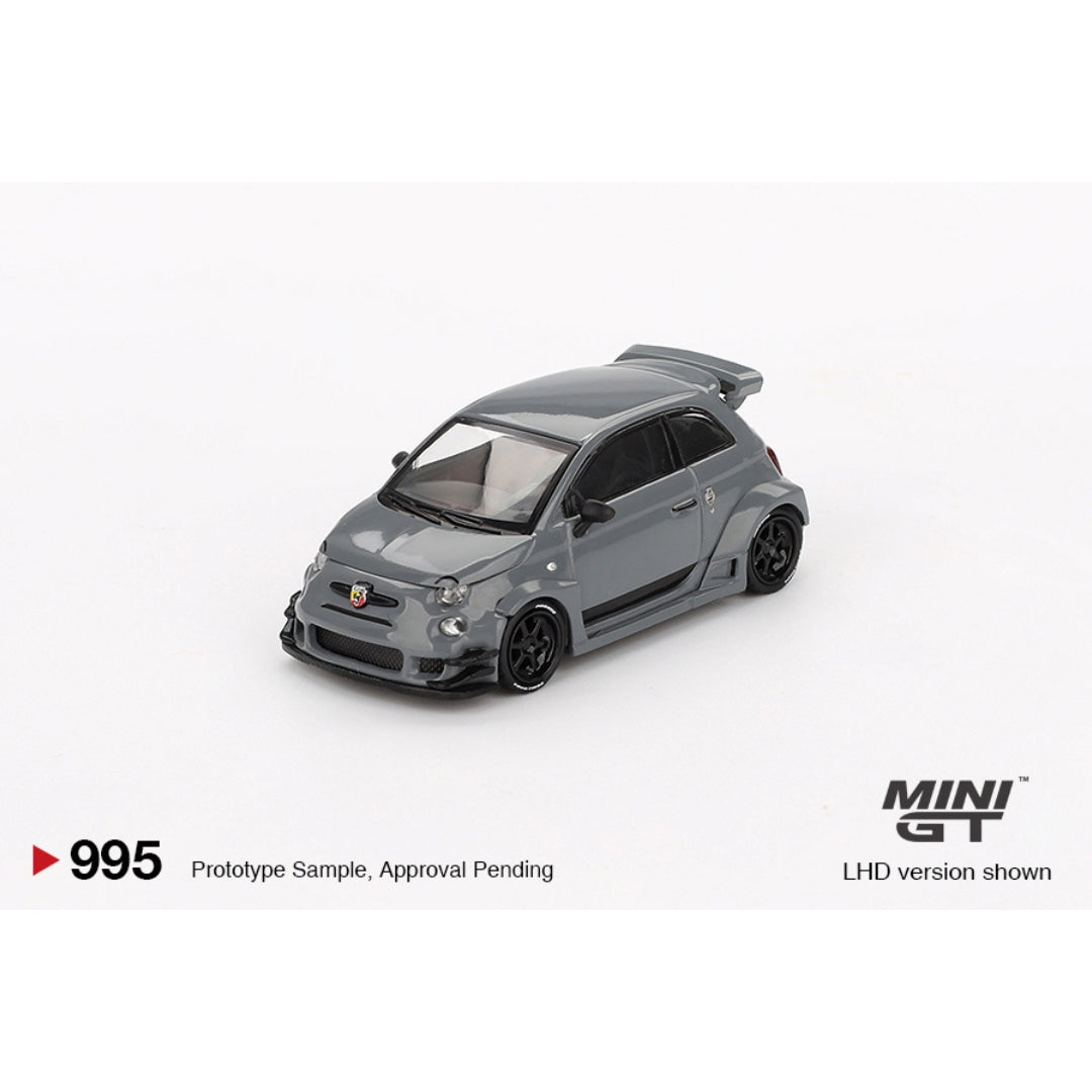 Mini GT Abarth 595 LB-WORKS x Abas Works Grey - 995