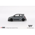 Mini GT Abarth 595 LB-WORKS x Abas Works Grey - 995