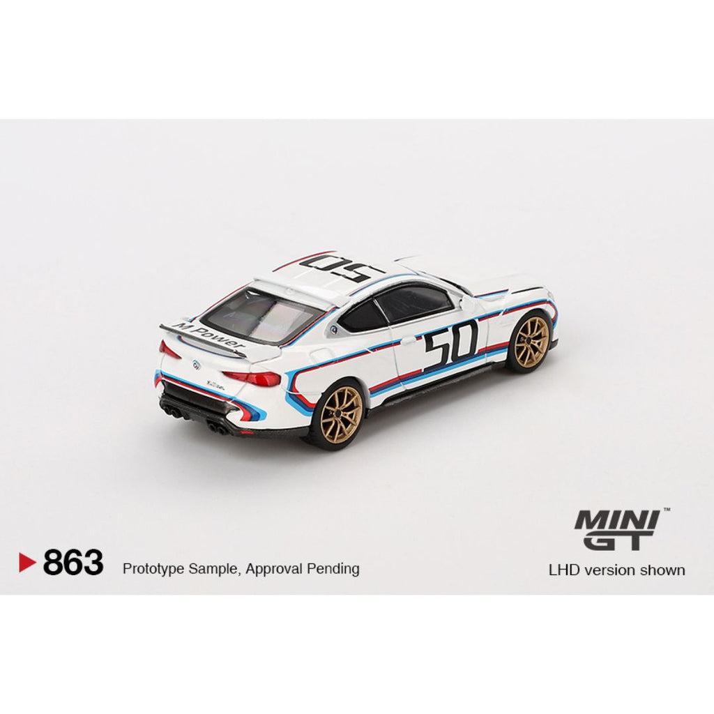 Mini GT BMW 3.0 CSL White - 863