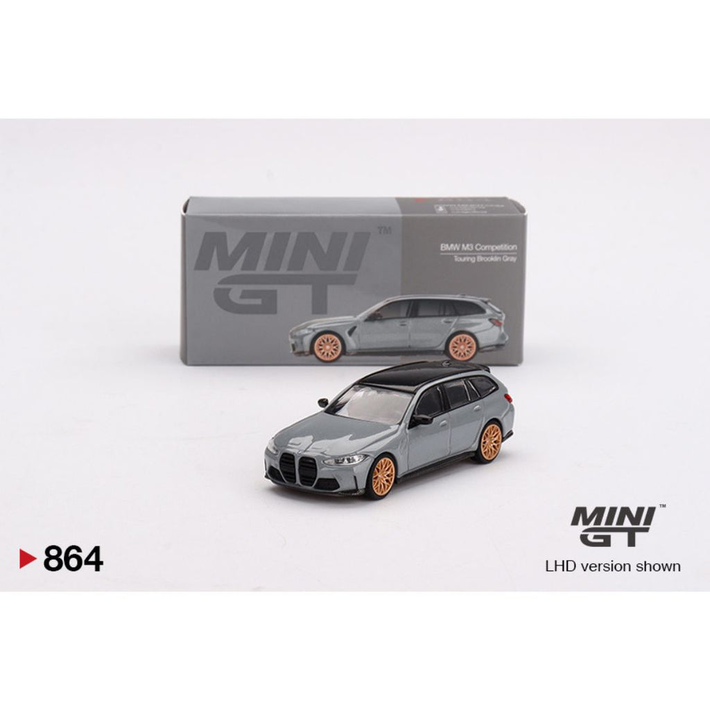 *EN CAMINO* Mini GT BMW M3 Competition Touring Brooklyn Grey - 864