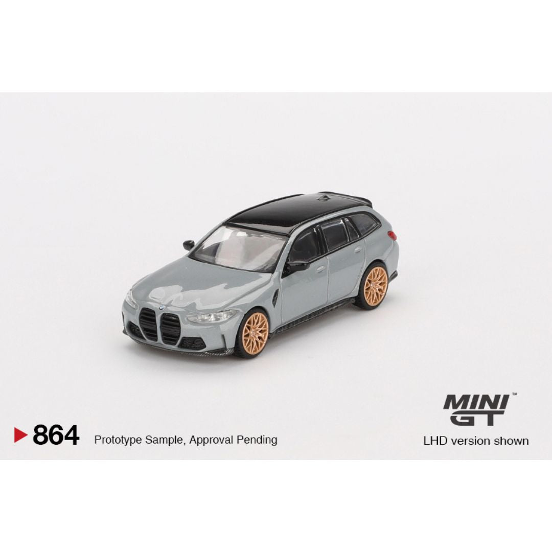 *EN CAMINO* Mini GT BMW M3 Competition Touring Brooklyn Grey - 864