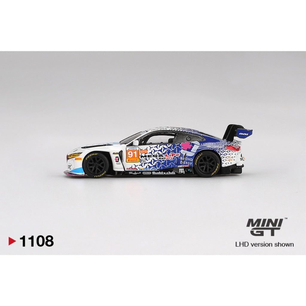 Mini GT BMW M4 GT3 #91 2025 China GT FIST TEAM AAI China Vending Machine Exclusive Edition - 1108