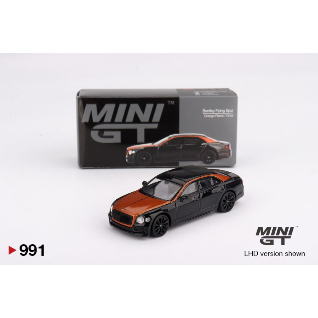 Mini GT Bentley Flying Spur Orange Flame / Onyx - 991