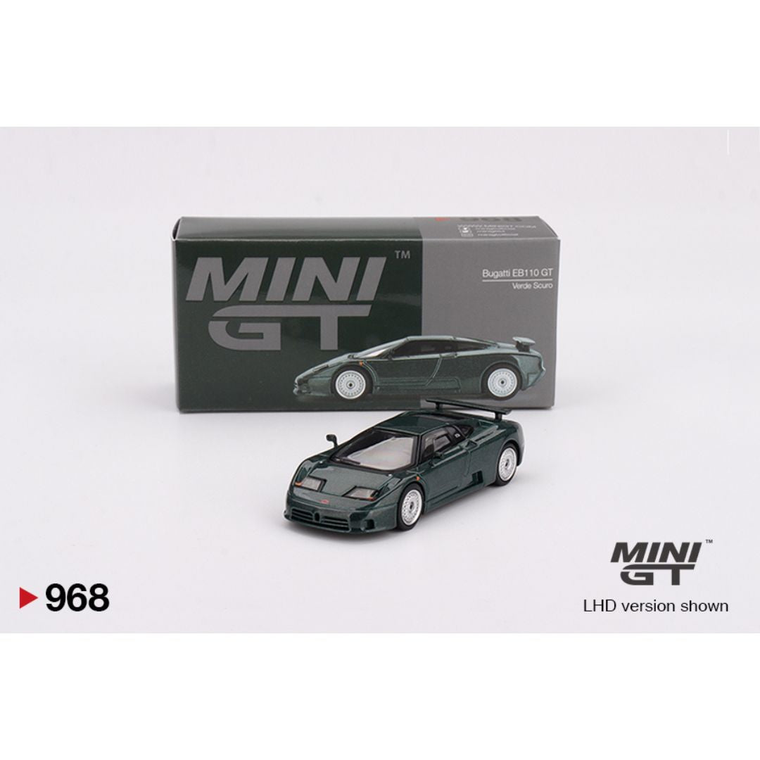*EN CAMINO* Mini GT Bugatti EB110 GT Verde Scuro - 968