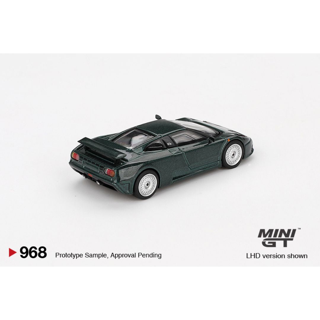 *EN CAMINO* Mini GT Bugatti EB110 GT Verde Scuro - 968