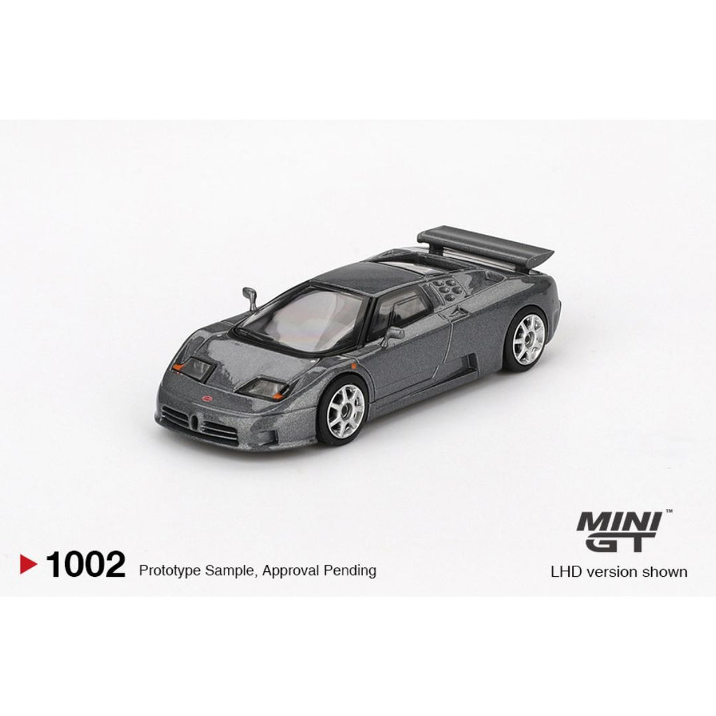 *EN CAMINO* Mini GT Bugatti EB110 Super Sport Grigio Scuro - 1002