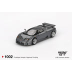 *EN CAMINO* Mini GT Bugatti EB110 Super Sport Grigio Scuro - 1002