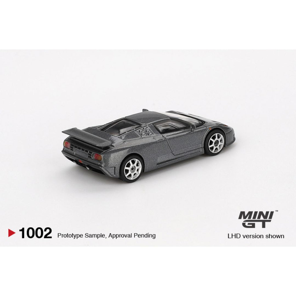 *EN CAMINO* Mini GT Bugatti EB110 Super Sport Grigio Scuro - 1002
