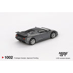 *EN CAMINO* Mini GT Bugatti EB110 Super Sport Grigio Scuro - 1002
