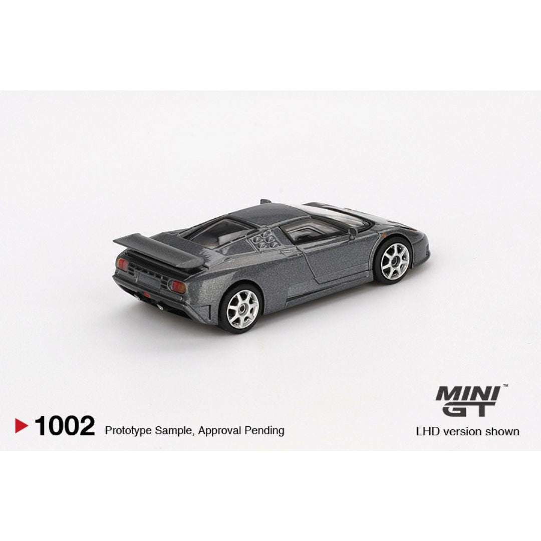 *EN CAMINO* Mini GT Bugatti EB110 Super Sport Grigio Scuro - 1002