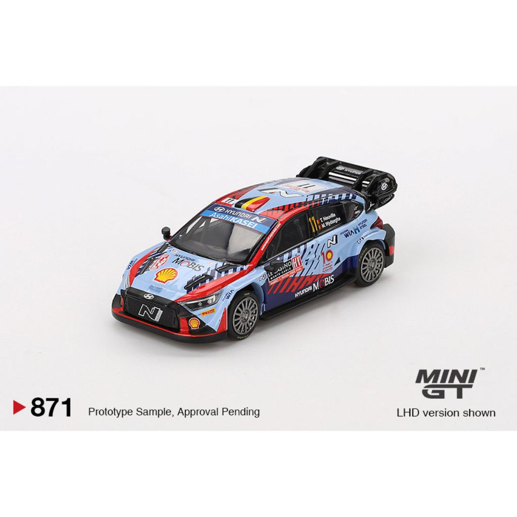 Mini GT Hyundai i20 N Rally1 Hybrid #11 2024 Rallye Monte-Carlo Winner - 871