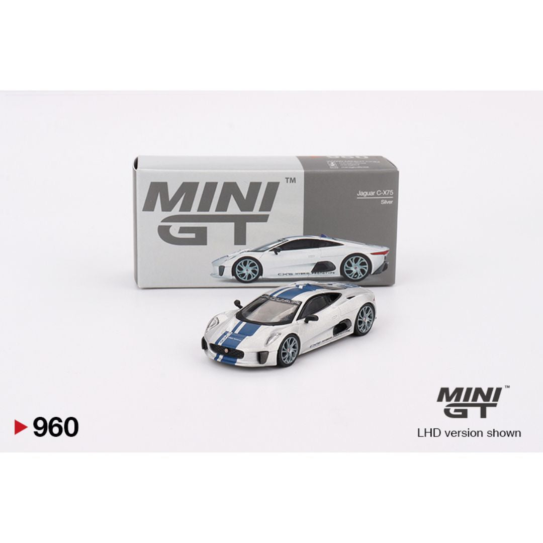 Mini GT Jaguar C-X75 Silver - 960