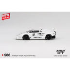 Mini GT Lamborghini Countach LB-WORKS White 2024 Tokyo Auto Salon - 966