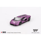 Mini GT Lamborghini Countach LPI 800-4 Viola 30th - 865